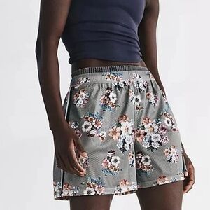 NWT! Free People FP Movement When in Venice Printed Mesh Shorts Floral Small